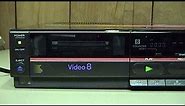 Sony CCD-TR91 Handycam and EV-A80 Video8 VCR Overview and Demonstration