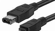 Firewire DV Cable 4 Pin to 6 Pin for Canon GL1 and GL2 Mini DV Camcorder and Canon ZR Series Camcorders Flexradio,Panasonic PV-GS320, MacBook 2008,