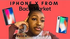 Unboxing Refurbished iPhone X Backmarket Review (HONEST)