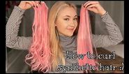 how to curl synthetic hair extensions