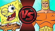 SPONGEBOB SQUAREPANTS vs AQUAMAN! Cartoon Fight Club Episode 90