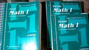 Saxon Math 1 Homeschool Curriculum Review | Saxon Math Part 1