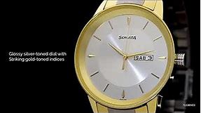 Utsav from Sonata - Silver Dial Analog Watch for Men - 7133BM03