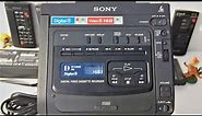 Sony GV-D200 Digital Video Cassette Recorder PAL System Digital 8/Hi8/Video 8mm Battery Info Lithium