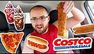 I Only Ate Costco's Food Court for 24 HOURS! Menu Review Challenge!
