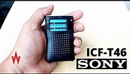 SONY ICF-T46 2 Band Pocket Radio || 333069