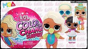 LOL Surprise Color Change Dolls Unboxing