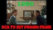 1960 RCA VICTOR TV SET W/ REMOTE PROMO FILMS & "THE INSIDE STORY" OF THE RCA TV RECEIVER 91534