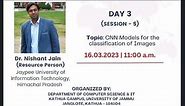 Lec5: CNN Models For The Classification of Images