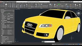 How to design a car in AUTOCAD