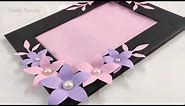 Photo Frame Making At home/ DIY Photo Frame/Easy Picture Frame DIY /How To Make Photo Frame At Home