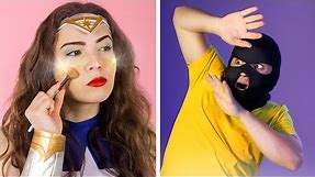 8 DIY Weird Makeup Ideas / Superhero Makeup