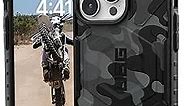 URBAN ARMOR GEAR UAG Case Compatible with iPhone 15 Pro Max Case 6.7" Pathfinder SE Midnight Camo Built-in Magnet Compatible with MagSafe Charging Rugged Military Grade Drop Tested Protective Cover