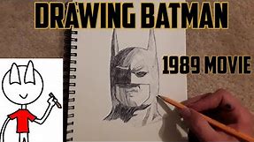 Drawing: Batman (1989 Movie) Michael Keaton [Timelapse]