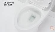 KOHLER San Souci 1-Piece 1.28 GPF Single Flush Elongated Toilet in Thunder Grey, Seat Included K-5172-58