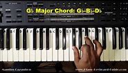 How to Play the G Flat Major Chord on Piano and Keyboard - Gb