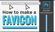 How to make a Favicon with Adobe Photoshop
