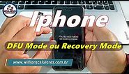 Como Colocar Iphone em modo DFU, Modo Recovery, Como sair do modo DFU, Iphone Inativo