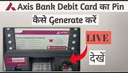 Axis bank debit card pin generation first time | Axis bank ATM card pin reset | Digi Jagat