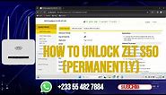 How to Unlock MTN ZLT S50 Router To Supported All Sim. 100% Working ( Permanently Unlock )