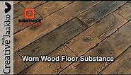 Worn wood floor material PBR in Substance Designer