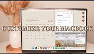 MacBook Customization + Organization | Aesthetic Folder Icons/Wallpapers