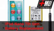 iPod Nano 7 Gen. Battery replacement