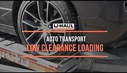 Auto Transport: Low Clearance Loading