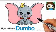 How to Draw Dumbo Easy and Cute