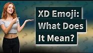 What does the XD emoji mean?