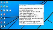 Apple Mobile Device USB Driver Download| Windows | Latest Version