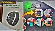 smart bracelet watch complete solution| How to use app , time , wallpaper,music whatsapp