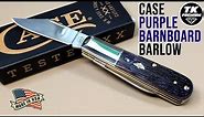 Case Purple Barnboard Barlow Pocket Knife 09713 (62009 1/2 SS)