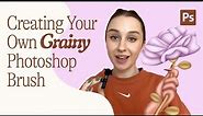 Create Your Own Custom Grainy Photoshop Brush