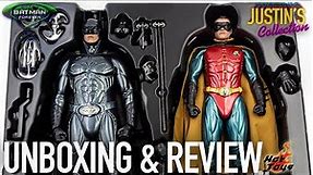 Hot Toys Batman Forever Sonar Suit Batman and Robin Unboxing & Review