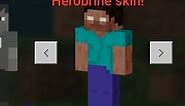 Minecraft herobrine skin tutorial(Bedrock edition)