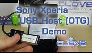 Sony Xperia Z2 USB Host (OTG) Demo