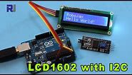 How to use LCD LCD1602 with I2C module for Arduino - Robojax