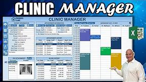 How To Create A Health Clinic Management System With Scheduling & Invoicing In Excel [FREE DOWNLOAD]