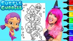 Coloring Bubble Guppies All Characters Coloring Page Prismacolor Markers | KiMMi THE CLOWN