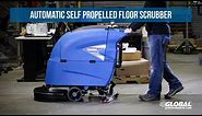 Global Industrial Auto Floor Scrubber - Self Propelled Floor Machine