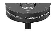 ChargeTech Power Table Cell Phone Charging Station w/ 6 Universal Charging Tips for All Devices + 1 Wireless Charging Pad - Fully Customizable, Commercial Charging Table (Model: TCS6)
