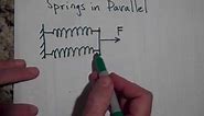 Springs in Series and Parallel
