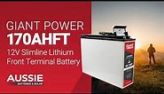 Giant 170AHFT 12V Slimline Lithium Front Terminal Battery
