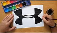 How to draw an Under Armour logo