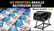 ADA Braille Signage with Mutoh XpertJet 661UF
