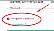 Chat GPT Fix Wrong email or password Problem Solve in Open AI || Recover Account & Forgot Password