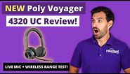 Poly Voyager 4320 UC In Depth Review + Mic and Wireless Range Test