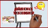 ¿Cuáles son los tipos de ensayos? | Tipos de ensayos