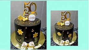 50th birthday cake design for men